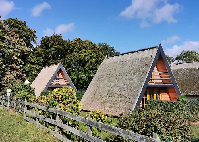 Reetdach Ferienhaeuser Casa de Férias