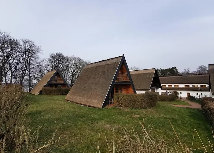 Reetdach Ferienhaeuser Casa de Férias